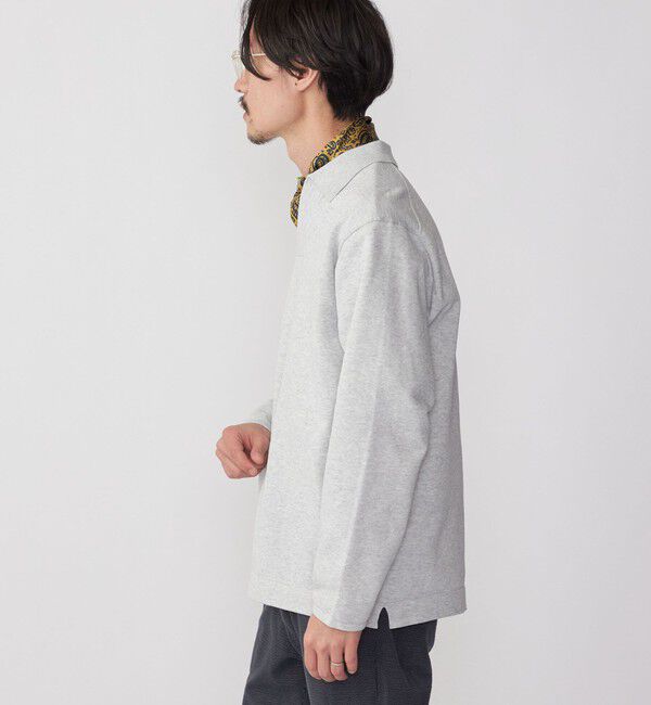 SHIPS「SHIPS:〈手洗い可能〉14ゲージ TEXBRID(R) ミラノリブ スキッパー ポロシャツ」|Tシャツ・カットソー|