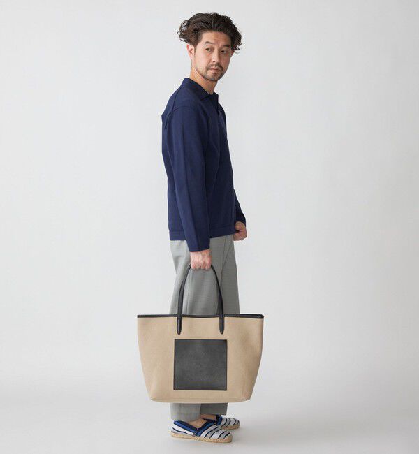 SHIPS「SHIPS:〈手洗い可能〉14ゲージ TEXBRID(R) ミラノリブ スキッパー ポロシャツ」|Tシャツ・カットソー|