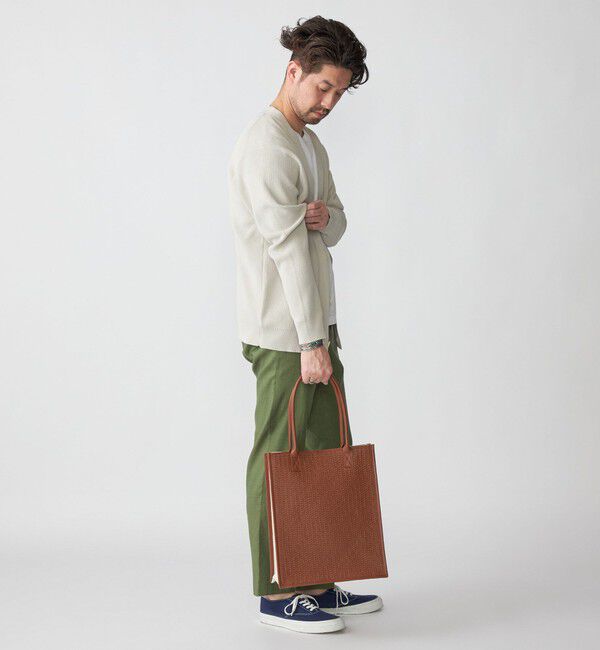 SHIPS「SHIPS:〈手洗い可能〉12ゲージ ペーパーヤーン Vネック カーディガン」|カーディガン|