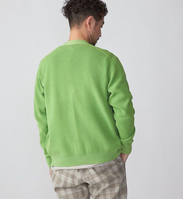 SHIPS「SHIPS:〈手洗い可能〉12ゲージ ペーパーヤーン Vネック カーディガン」|カーディガン|