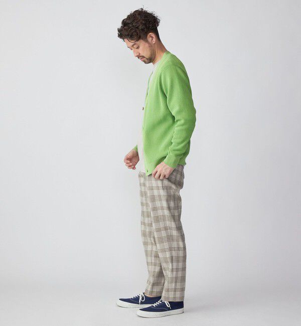 SHIPS「SHIPS:〈手洗い可能〉12ゲージ ペーパーヤーン Vネック カーディガン」|カーディガン|