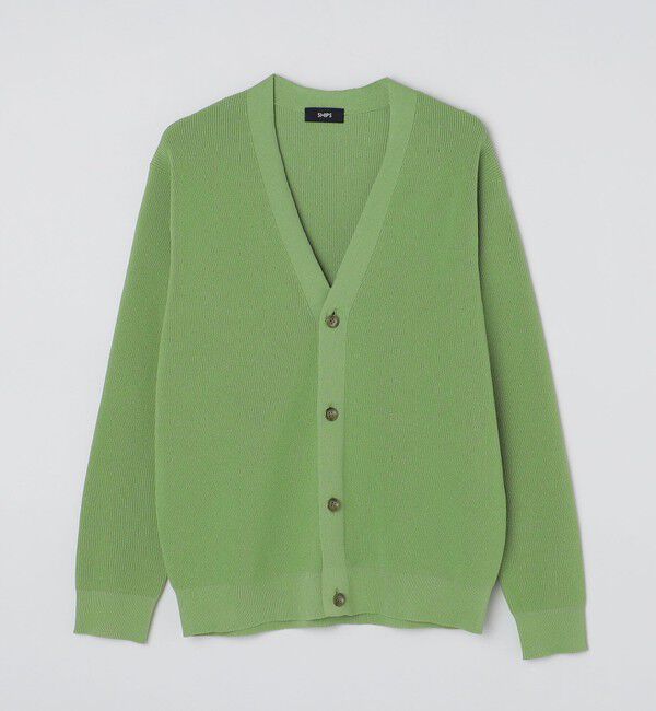 SHIPS「SHIPS:〈手洗い可能〉12ゲージ ペーパーヤーン Vネック カーディガン」|カーディガン|