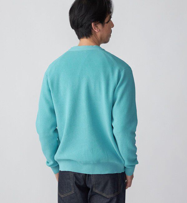 SHIPS「SHIPS:〈手洗い可能〉12ゲージ ペーパーヤーン Vネック カーディガン」|カーディガン|