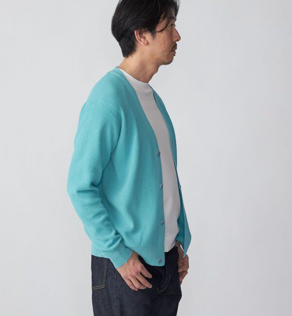 SHIPS「SHIPS:〈手洗い可能〉12ゲージ ペーパーヤーン Vネック カーディガン」|カーディガン|