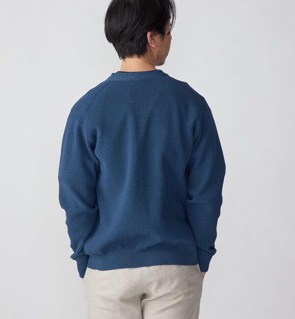 SHIPS「SHIPS:〈手洗い可能〉12ゲージ ペーパーヤーン Vネック カーディガン」|カーディガン|