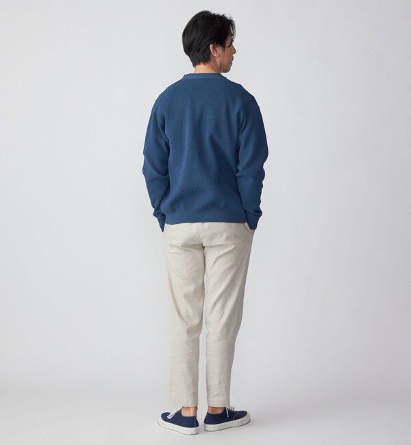 SHIPS「SHIPS:〈手洗い可能〉12ゲージ ペーパーヤーン Vネック カーディガン」|カーディガン|