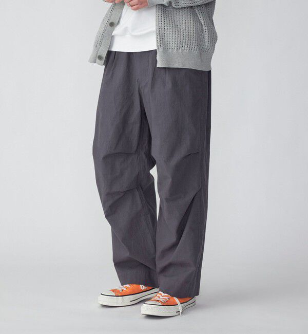 SHIPS「SHIPS: リラックス ミリタリー イージーカーゴパンツ」|カーゴ|ダークグレー