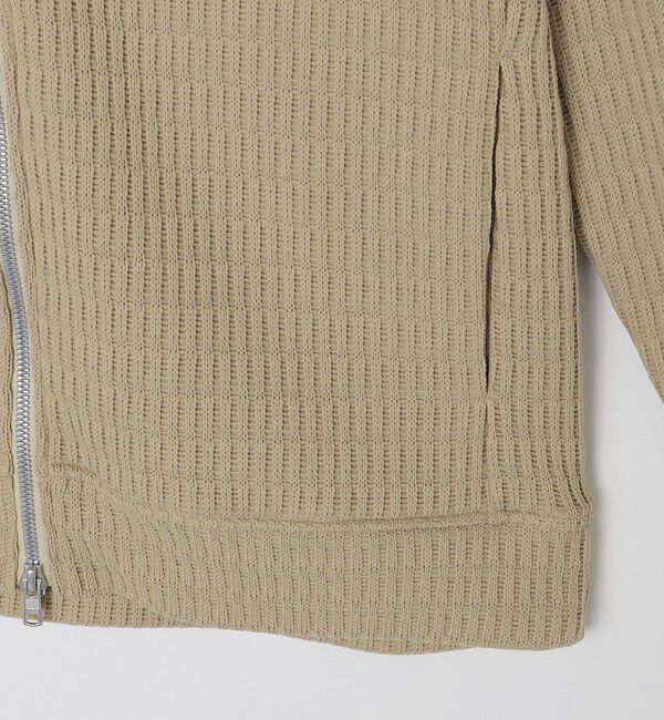 SHIPS「SHIPS: クォーター ゲージ ハイジップ スタンドブルゾン カーディガン」|カーディガン|