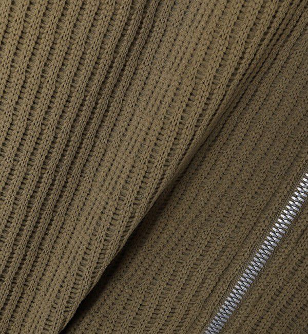 SHIPS「SHIPS: クォーター ゲージ ハイジップ スタンドブルゾン カーディガン」|カーディガン|