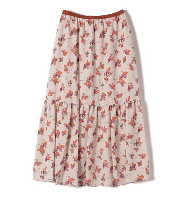 SHIPS Colors 「SHIPS Colors:〈洗濯機可能〉MULHOUSEフラワープリントスカート」|スカート|ナチュラル