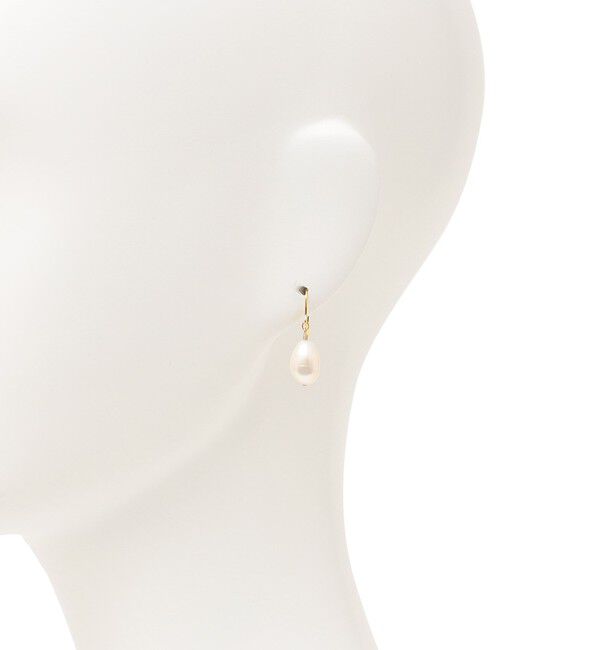 SHIPS any「《追加予約》SALON: 淡水パール シンプル フックピアス」|ピアス|