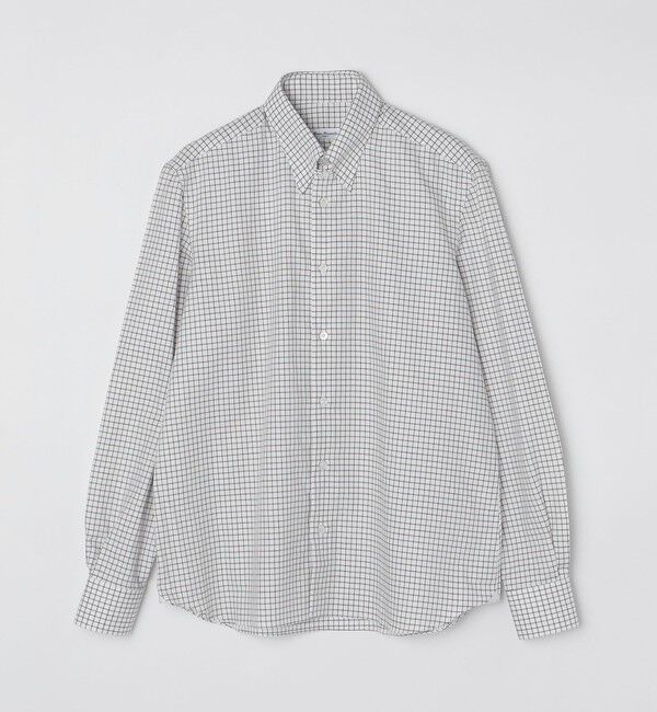 SHIPS「Errico Formicola: タブカラー タッタソールチェック シャツ」|シャツ・ブラウス|