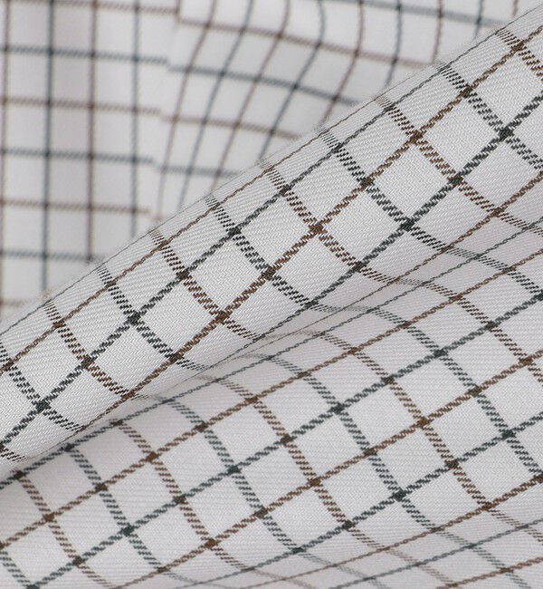 SHIPS「Errico Formicola: タブカラー タッタソールチェック シャツ」|シャツ・ブラウス|