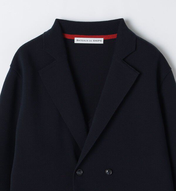 SHIPS「BATEAUX DE SHIPS: ミラノリブ ダブルブレスト ジャケット」|テーラードジャケット|