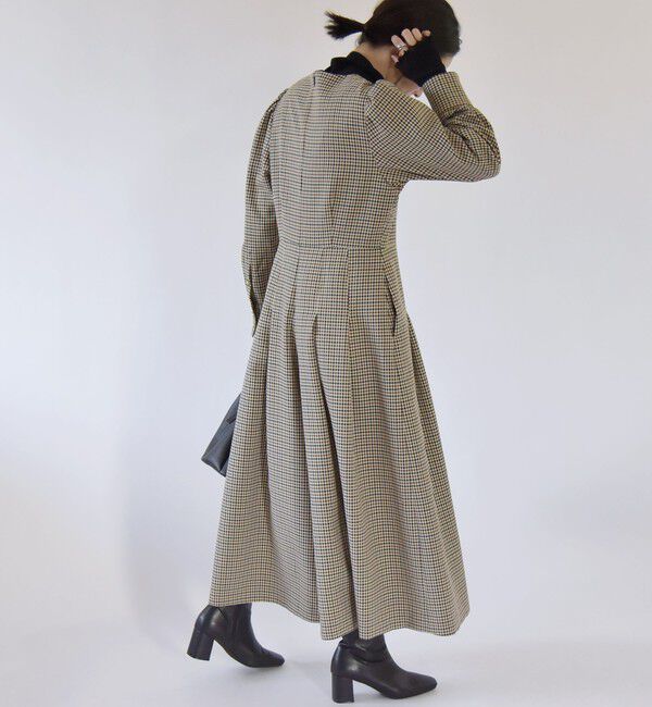 quaranciel「quaranciel:〈洗濯機可能〉チェック タック サロペット パンツ」|オールインワン|