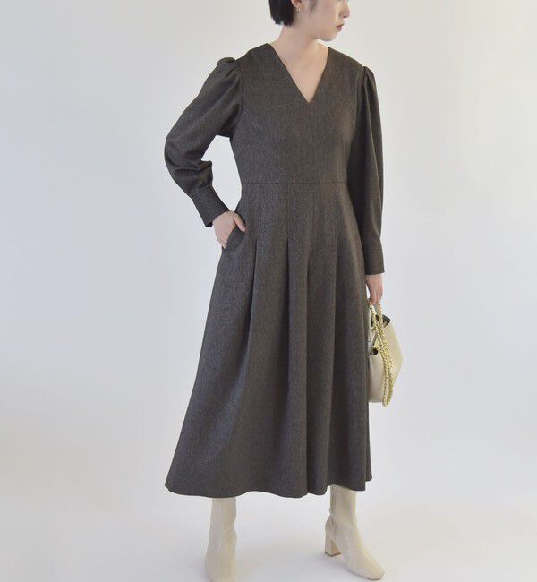 quaranciel「quaranciel:〈洗濯機可能〉チェック タック サロペット パンツ」|オールインワン|