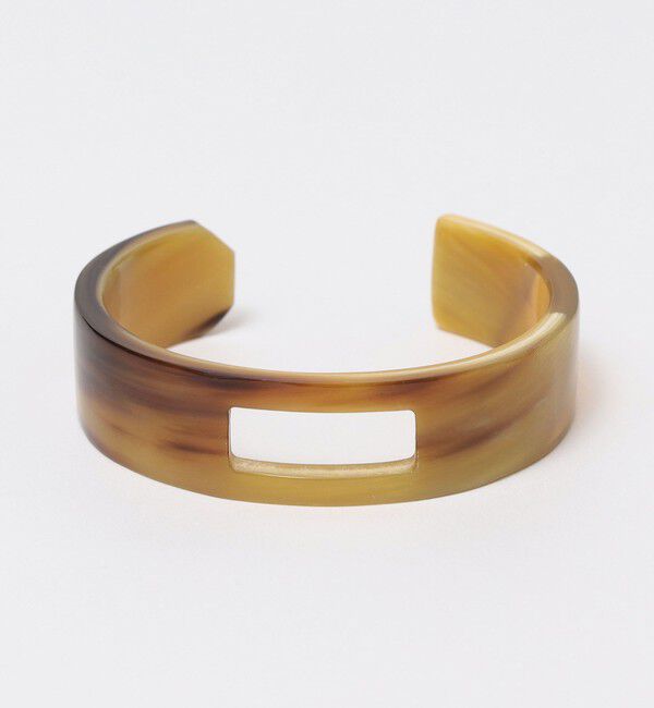 SHIPS「SHIPS: ホーン アシンメトリー バングル」|ブレスレット・バングル|ナチュラル