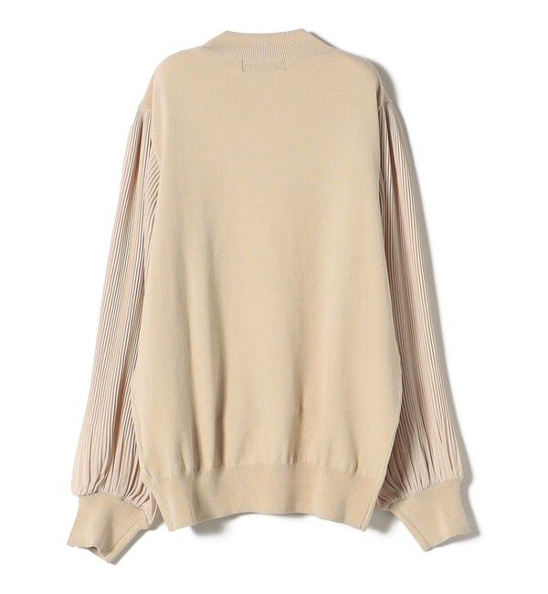 SHIPS Colors 「SHIPS Colors:〈手洗い可能〉プリーツ スリーブ コンビ ニット◇」|ニット・セーター|