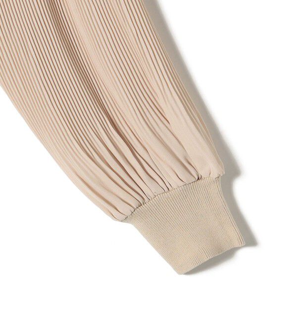 SHIPS Colors 「SHIPS Colors:〈手洗い可能〉プリーツ スリーブ コンビ ニット◇」|ニット・セーター|