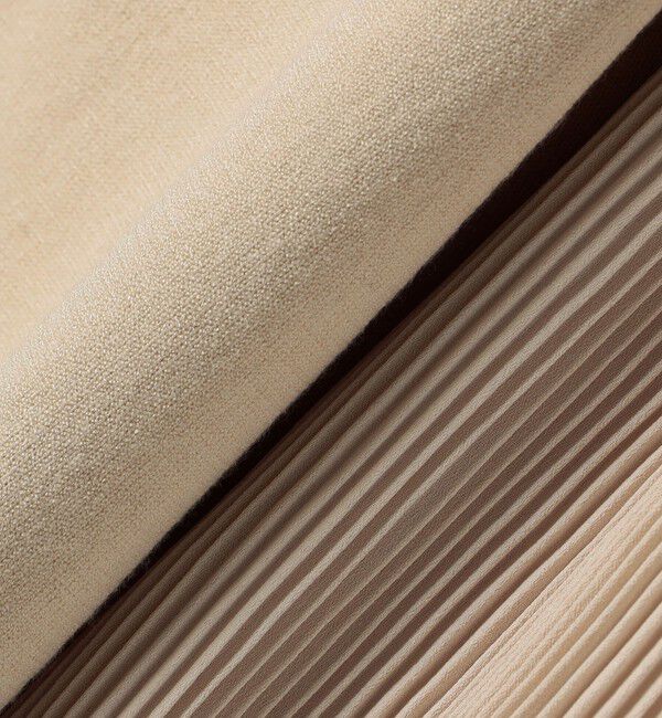 SHIPS Colors 「SHIPS Colors:〈手洗い可能〉プリーツ スリーブ コンビ ニット◇」|ニット・セーター|