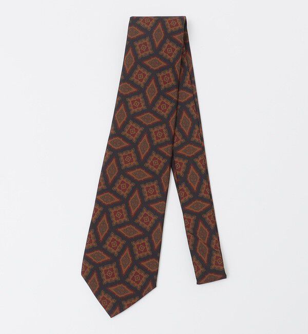 SHIPS「Puccini: マダー プリント コモン ネクタイ」|ネクタイ・蝶ネクタイ|ネイビー