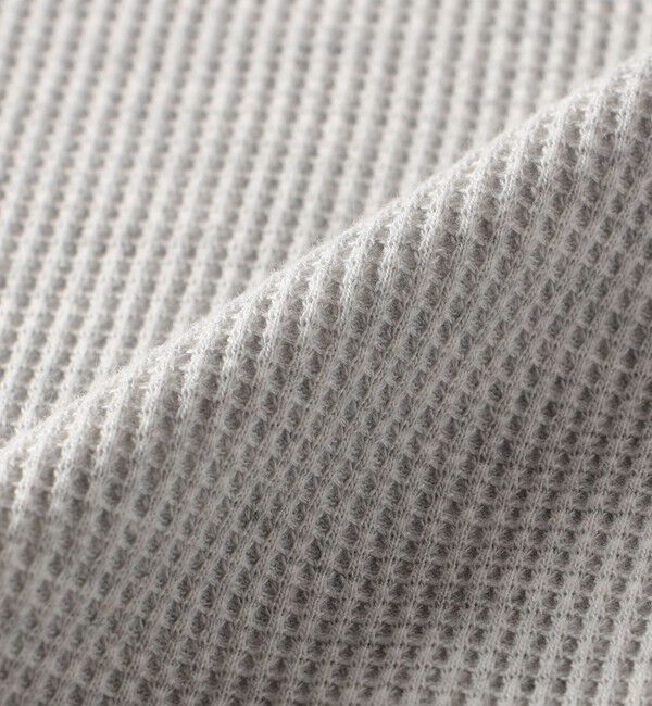 quaranciel「quaranciel:〈洗濯機可能〉ワッフル クルーネック ラウンドヘム カットソー」|Tシャツ・カットソー|