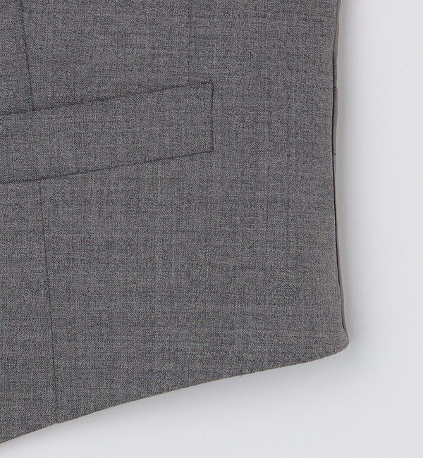 SHIPS「【SHIPS別注】CARUSO: トロピカルウール ラペルドベスト」|ダウンベスト・ベスト|