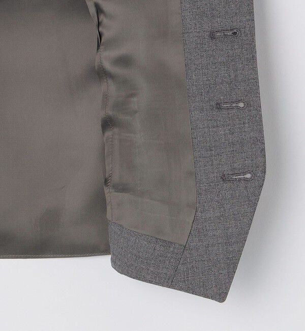 SHIPS「【SHIPS別注】CARUSO: トロピカルウール ラペルドベスト」|ダウンベスト・ベスト|