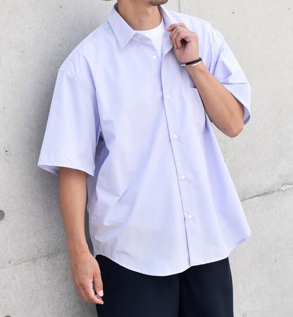 SHIPS any「SHIPS any: オーバーサイズ カラーパレット ハーフスリーブ シャツ◇」|シャツ・ブラウス|