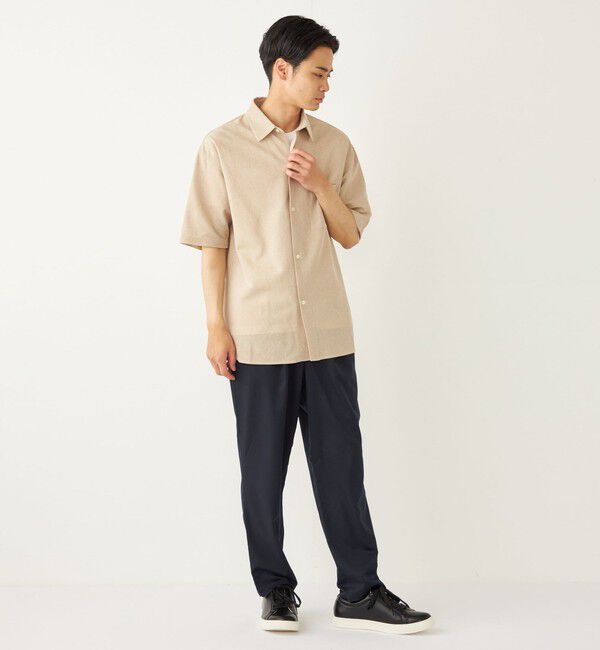 SHIPS Colors 「SHIPS Colors:〈洗濯機可能〉ジャージー ショートスリーブ シアーシャツ◇」|シャツ・ブラウス|