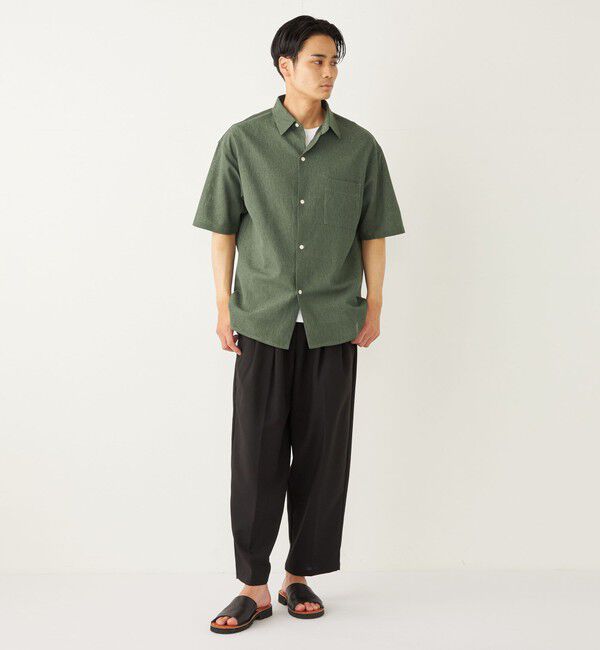 SHIPS Colors 「SHIPS Colors:〈洗濯機可能〉ジャージー ショートスリーブ シアーシャツ◇」|シャツ・ブラウス|