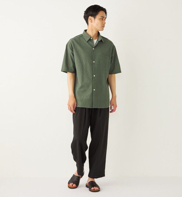 SHIPS Colors 「SHIPS Colors:〈洗濯機可能〉ジャージー ショートスリーブ シアーシャツ◇」|シャツ・ブラウス|