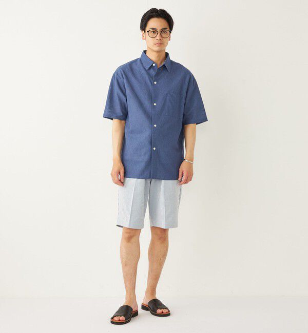 SHIPS Colors 「SHIPS Colors:〈洗濯機可能〉ジャージー ショートスリーブ シアーシャツ◇」|シャツ・ブラウス|