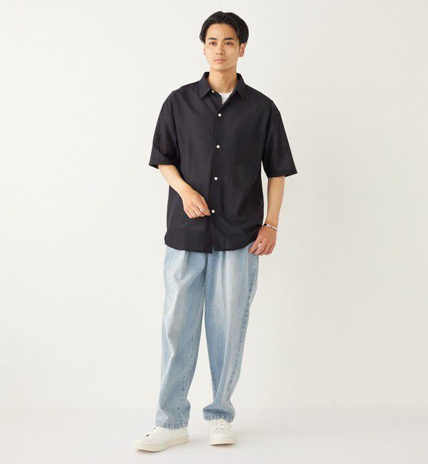 SHIPS Colors 「SHIPS Colors:〈洗濯機可能〉ジャージー ショートスリーブ シアーシャツ◇」|シャツ・ブラウス|