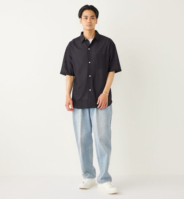 SHIPS Colors 「SHIPS Colors:〈洗濯機可能〉ジャージー ショートスリーブ シアーシャツ◇」|シャツ・ブラウス|