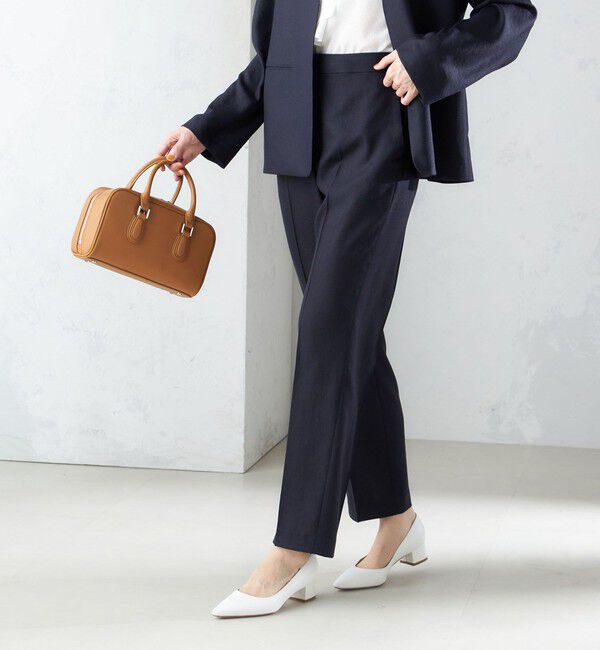 SHIPS for women「〈接触冷感/手洗い可能〉トリアセテート混 テーパード パンツ（セットアップ対応）◇」|その他|