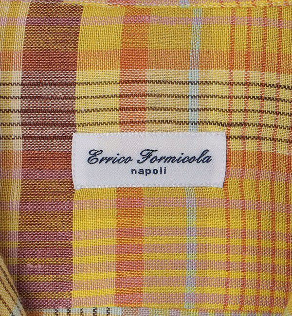 SHIPS「【SHIPS別注】Errico Formicola: マドラス チェック オープンカラー シャツ」|シャツ・ブラウス|