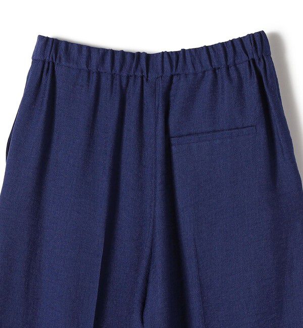 SHIPS for women「〈手洗い可能〉麻混 タック ワイド パンツ」|その他|