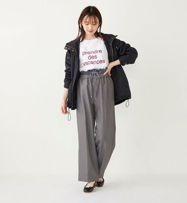 SHIPS Colors 「SHIPS Colors: 〈手洗い可能〉サテン ウエスト イージーパンツ◇」|その他|