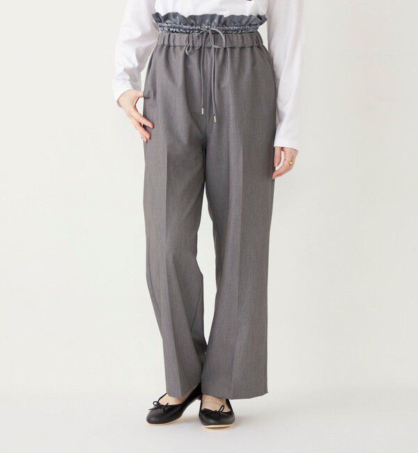 SHIPS Colors 「SHIPS Colors: 〈手洗い可能〉サテン ウエスト イージーパンツ◇」|その他|