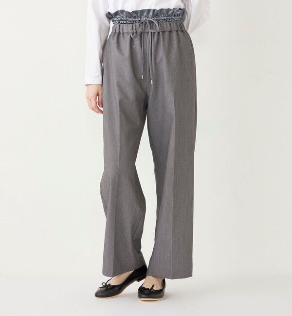 SHIPS Colors 「SHIPS Colors: 〈手洗い可能〉サテン ウエスト イージーパンツ◇」|その他|