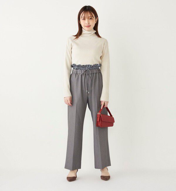 SHIPS Colors 「SHIPS Colors: 〈手洗い可能〉サテン ウエスト イージーパンツ◇」|その他|