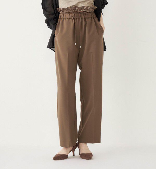 SHIPS Colors 「SHIPS Colors: 〈手洗い可能〉サテン ウエスト イージーパンツ◇」|その他|