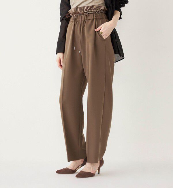 SHIPS Colors 「SHIPS Colors: 〈手洗い可能〉サテン ウエスト イージーパンツ◇」|その他|