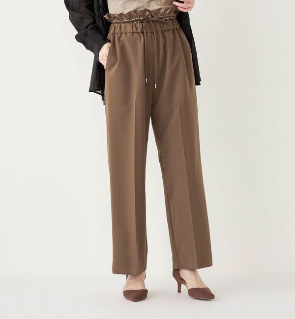 SHIPS Colors 「SHIPS Colors: 〈手洗い可能〉サテン ウエスト イージーパンツ◇」|その他|