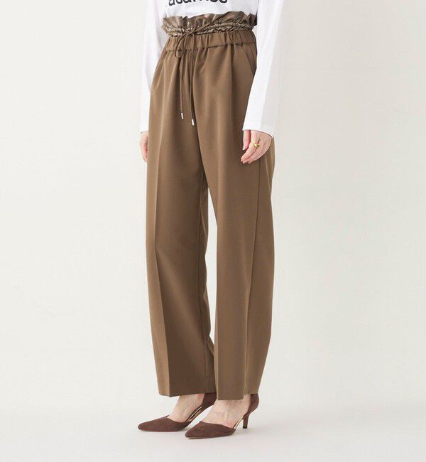 SHIPS Colors 「SHIPS Colors: 〈手洗い可能〉サテン ウエスト イージーパンツ◇」|その他|