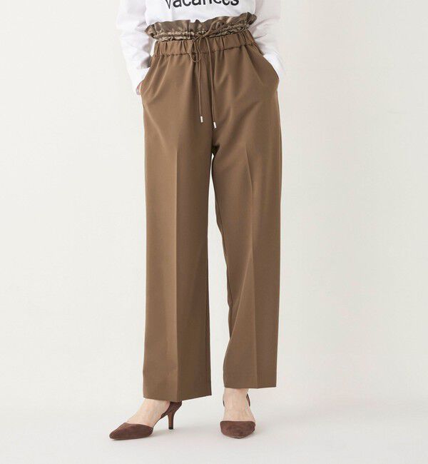 SHIPS Colors 「SHIPS Colors: 〈手洗い可能〉サテン ウエスト イージーパンツ◇」|その他|