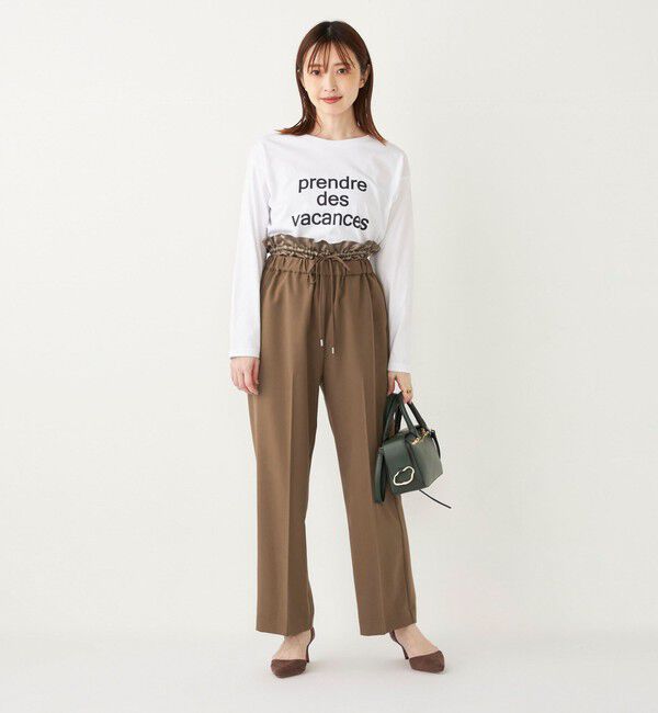 SHIPS Colors 「SHIPS Colors: 〈手洗い可能〉サテン ウエスト イージーパンツ◇」|その他|