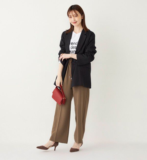 SHIPS Colors 「SHIPS Colors: 〈手洗い可能〉サテン ウエスト イージーパンツ◇」|その他|