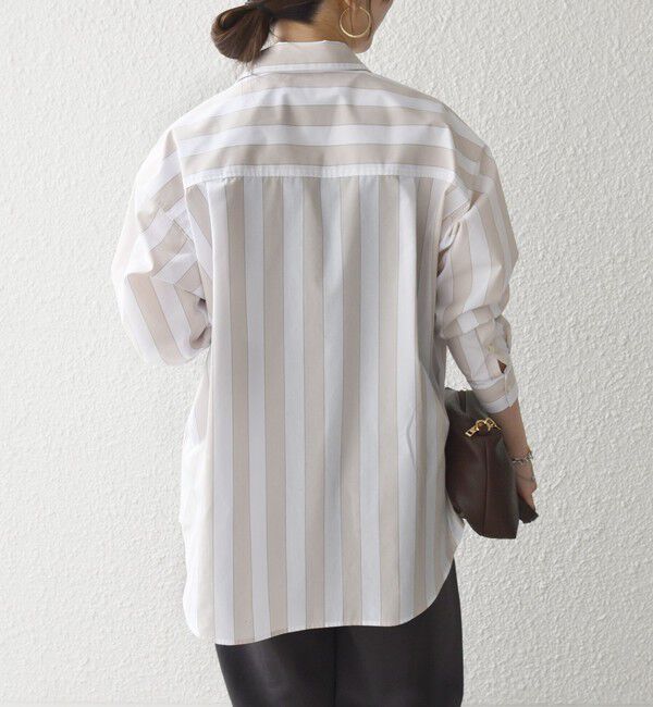 SHIPS any「SHIPS any:〈洗濯機可能〉REPREVE レギュラーカラー ルーズ ポケット シャツ」|シャツ・ブラウス|